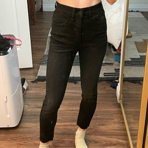 Rag & bone black skinny jeans
